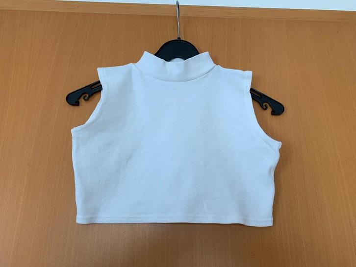 Tee-shirt femme Court croc top Eros - T. S ? - blanc, Kleding | Dames, T-shirts, Gedragen, Maat 36 (S), Wit, Zonder mouw, Ophalen