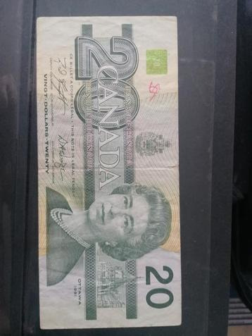 Canadese partij bankbiljetten beschikbaar voor biedingen