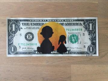 Poster 1 Dollar Charlie Brown & Snoopy beschikbaar voor biedingen