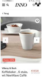 Villeroy&Boch espressotassen topmerk design interieur horeca, Comme neuf, Enlèvement ou Envoi