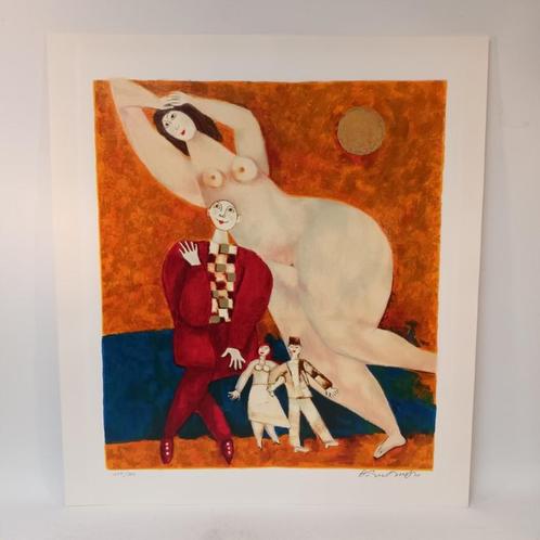 Harry Guttman (1933-2015) - lithografie - handgesigneerd, Antiek en Kunst, Kunst | Litho's en Zeefdrukken, Ophalen of Verzenden