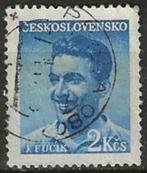 Tsjechoslowakije 1949 - Yvert 495 - Nationale schrijvers (ST, Timbres & Monnaies, Timbres | Europe | Autre, Affranchi, Envoi, Autres pays