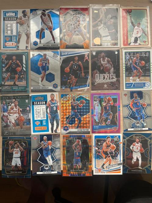 22 New York Knicks kaarten, Hobby en Vrije tijd, Stickers en Plaatjes, Nieuw, Meerdere plaatjes, Ophalen of Verzenden