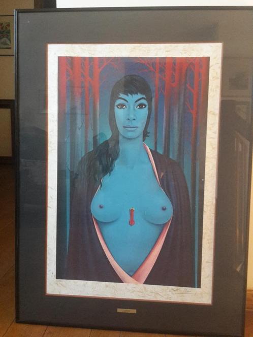 Félix Labisse Lihtographie 3/150, Antiek en Kunst, Kunst | Schilderijen | Modern, Ophalen