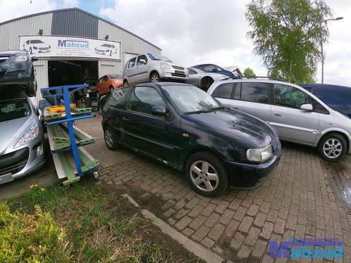 POLO 6N LC5H BLAUW rechter deur slot raam mechaniek greep, Auto-onderdelen, Carrosserie, Deur, Volkswagen, Gebruikt