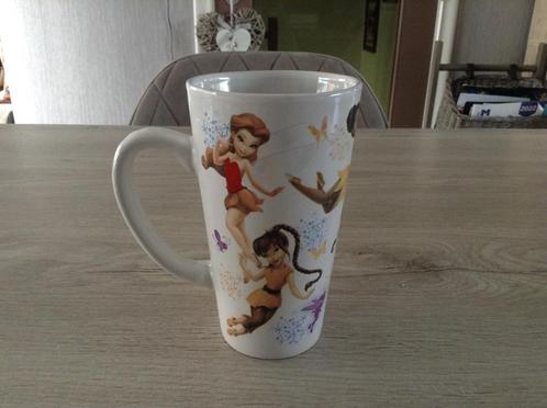 Tasse en porcelaine Disney Tinkerbell (15 cm), Collections, Disney, Comme neuf, Service, Autres personnages, Enlèvement ou Envoi