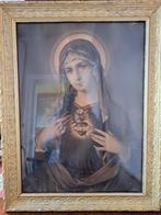 Cadre avec photo religieuse, Antiquités & Art, Art | Peinture | Classique, Enlèvement ou Envoi