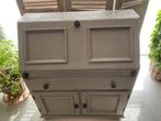 Oude houten secretaire, gerestyled, Huis en Inrichting, Kasten | Secretaires, Ophalen, Gebruikt, Rustiek, landelijk