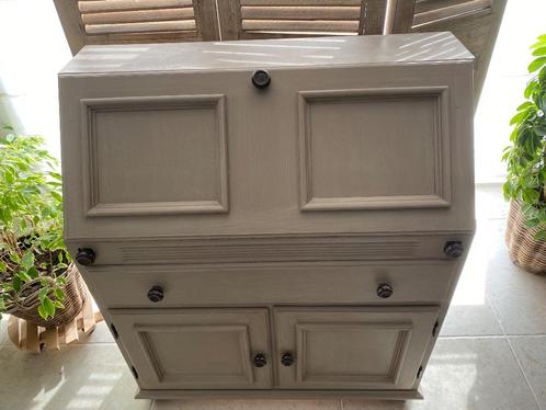 Oude houten secretaire, gerestyled, Huis en Inrichting, Kasten | Secretaires, Gebruikt, Ophalen