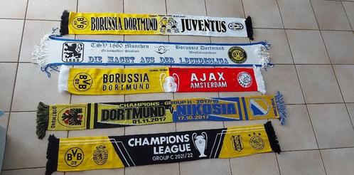 5 écharpes anciennes du Borussia Dortmund pour les collectio, Collections, Articles de Sport & Football, Utilisé, Fanion ou Écharpe