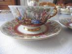 Ensemble de 2 belles tasses et 2 sous-tasses en porcelaine, Antiek en Kunst, Antiek | Porselein, Ophalen