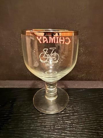 Verre ancien chimay 1989 24h de cyclisme de Wallonie 