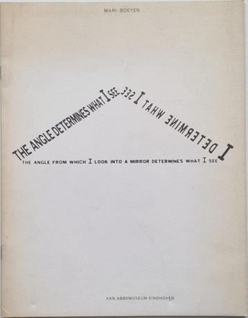 Mari Boeyen - Werken 1974-76  - Van Abbemuseum Eindhoven, Enlèvement ou Envoi, Utilisé, Rudi Fuchs