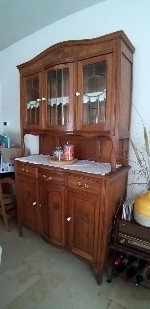 eik en bufgetkast, Huis en Inrichting, Kasten | Buffetkasten, Gebruikt, Ophalen