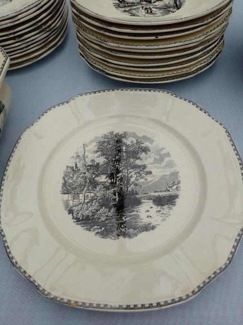 vintage servies societe ceramiq Maastricht (26 stuks), Antiek en Kunst, Antiek | Servies los, Ophalen