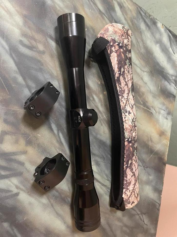 Retro scope 4x32, Sport en Fitness, Schietsport-accessoires, Zo goed als nieuw, Ophalen of Verzenden