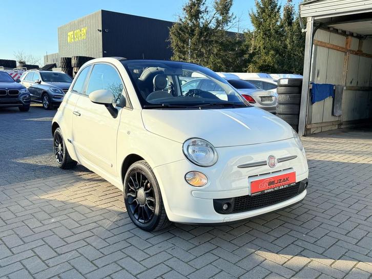 Fiat 500 Cabrio 0.9i TwinAir 138.000KM 1j garantie, Auto's, Fiat, Bedrijf, Te koop, 500C, Centrale vergrendeling, Benzine, Leder
