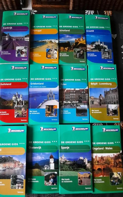 12x Michelin groene gids, Livres, Guides touristiques, Comme neuf, Guide ou Livre de voyage, Europe, Michelin, Enlèvement ou Envoi