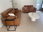 salon cognac kleur, Huis en Inrichting, Zetels | Zetels, Ophalen, Klassiek, 150 tot 200 cm, Tweepersoons