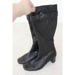 Prachtige Zacht Leren Gabor Laarzen (Maat: 7/40,5) € 70,-, Kleding | Dames, Hoge laarzen, Verzenden, Zwart, Gabor