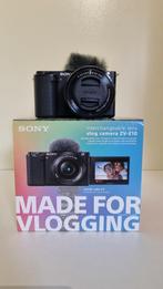 Sony ZV-E10L Vlog Camera + Kitlens + Creator Set, Ophalen of Verzenden, Zo goed als nieuw
