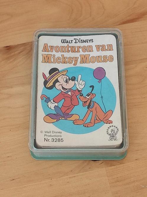 Vintage kwartet Avonturen Van Mickey Mouse kaarten Disney, Verzamelen, Speelkaarten, Jokers en Kwartetten, Gebruikt, Kwartet(ten)