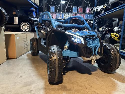 CAN-AM Maverick buggy 24V 2 pers blauw - RC - MP4 Touch NI, Kinderen en Baby's, Speelgoed | Buiten | Accuvoertuigen, Nieuw, Ophalen of Verzenden