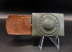 Boucle ceinture prussienne mod 1915 cuir marqué, Collections, Enlèvement ou Envoi