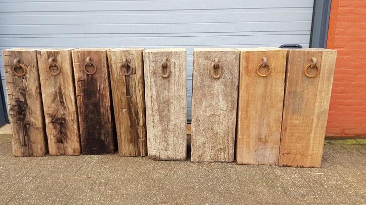 Mooie meerpalen dukdalfen balken palen voor huis en tuin, Tuin en Terras, Palen, Balken en Planken, Zo goed als nieuw, Balken