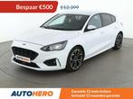 Ford Focus 1.0 EcoBoost ST-Line (bj 2018), Stof, Gebruikt, Wit, 5 deurs