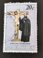 Mauritius 1979 - zaligverklaring Pater Laval - uit BLOK 10, Ophalen of Verzenden, Overige landen, Gestempeld