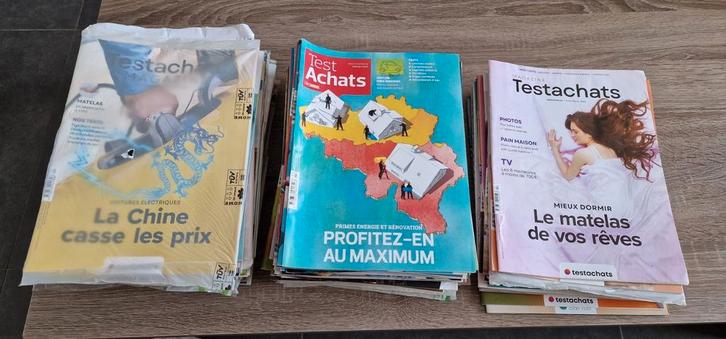 Set van +110 Test-Aankoop, Boeken, Tijdschriften en Kranten, Zo goed als nieuw, Ophalen