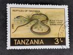 Tanzanie 1987 - reptiles - serpents, Timbres & Monnaies, Timbres | Afrique, Affranchi, Enlèvement ou Envoi, Tanzanie