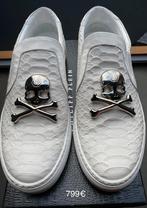 Philipp plein wit/croom, Wit, Philipp plein, Zo goed als nieuw, Loafers