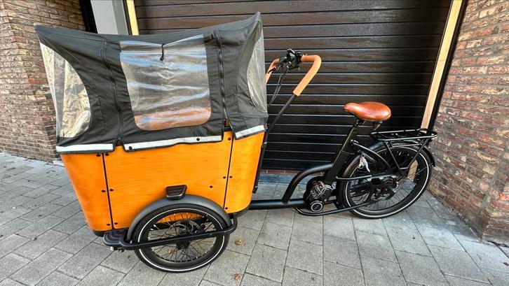 Bakfiets KidsCab, Fietsen en Brommers, Fietsen | Bakfietsen, Gebruikt, 2 kinderen, Ophalen