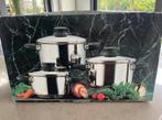 Splinternieuwe set kookpotten met deksels 6 delig, Huis en Inrichting, Ophalen, Nieuw, Inox, Kookpan of Snelkookpan