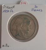 50 francs 1951 pour l'argent, Timbres & Monnaies, Monnaies | Belgique, Envoi