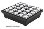 ANGELO  SIGAREN ASBAK ALUMIMIUM 18.4 x 18.4 x 6 cm!   sab12, Verzenden, Nieuw, Tabaksdoos of Verpakking