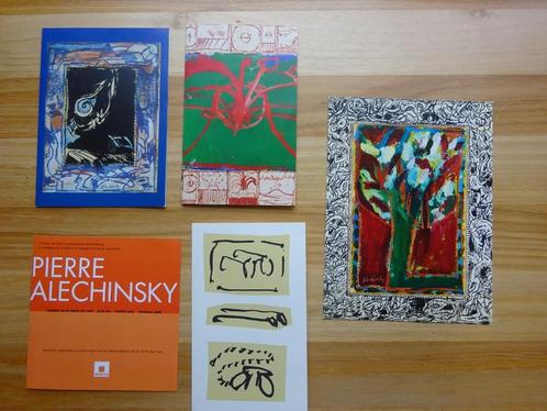 Pierre Alechinsky 5 folders, Livres, Catalogues & Dépliants, Enlèvement ou Envoi
