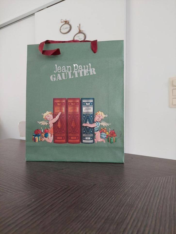 Reclametas Jean-Paul Gaultier nr5, Handtassen en Accessoires, Uiterlijk | Parfum, Zo goed als nieuw, Ophalen of Verzenden