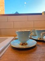 antieke theeset goud/hemelsblauw, Ophalen