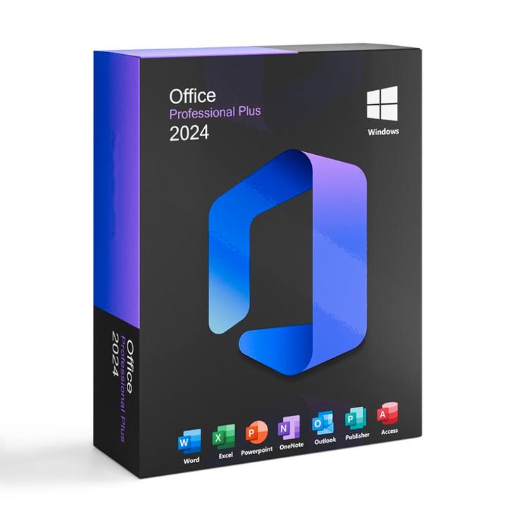 Office 2024 Professional Plus | Windows, Computers en Software, Office-software, Nieuw, MacOS, Windows, Access, Excel, OneNote