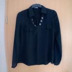 Chemisier noir taille 36 longues manches pour femmes, Golden live, Zwart, Ophalen of Verzenden, Zo goed als nieuw