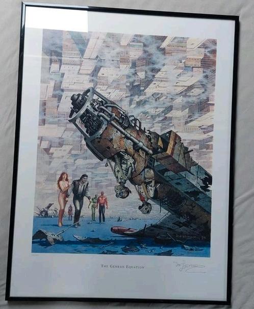 Don Lawrence - The Genesis Equation - 1994 - gesigneerd, Antiek en Kunst, Kunst | Litho's en Zeefdrukken, Ophalen of Verzenden