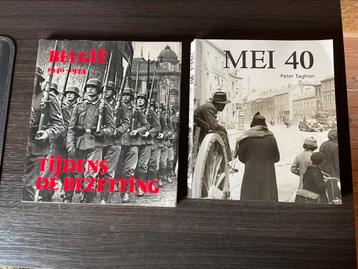 Lot de livres sur la Belgique pendant WWII