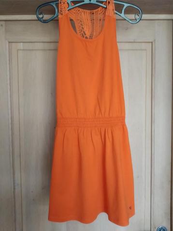 oranje zomerkleedje Esprit maat 140-146 beschikbaar voor biedingen