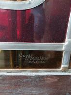 Guy Massimon glaswerk in lood, Ophalen