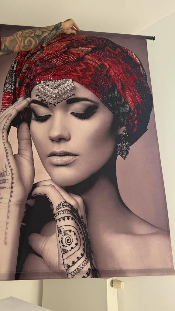 Schilderij op doek – lichte en flexibele frame vrouw, Antiek en Kunst, Kunst | Schilderijen | Modern, Ophalen