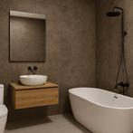 PVC Betonlook Wandpanelen 280x122cm 4mm Dik! vanaf €89.99, Ophalen of Verzenden, Nieuw, Overige materialen, Minder dan 20 mm