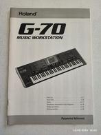 G-70 Parameterreferentie, Muziek en Instrumenten, Keyboards, Roland, Ophalen of Verzenden, Zo goed als nieuw